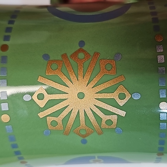 Peet's Green Gold + Blue Ornament Mug - Picture 9 of 11